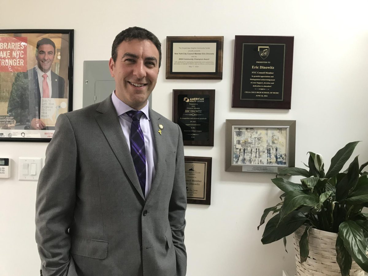 Dinowitz in his District 11 office