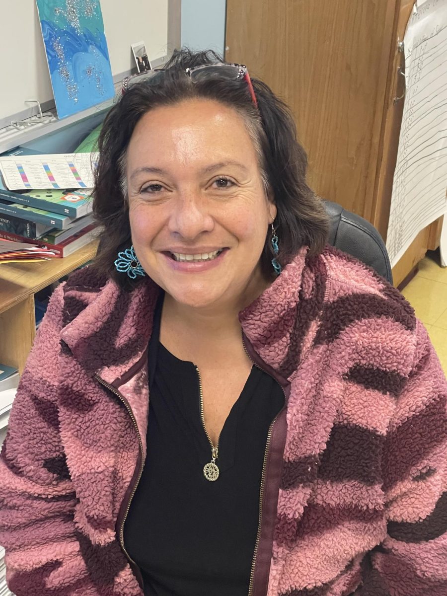 Ms. K in her classroom at 218